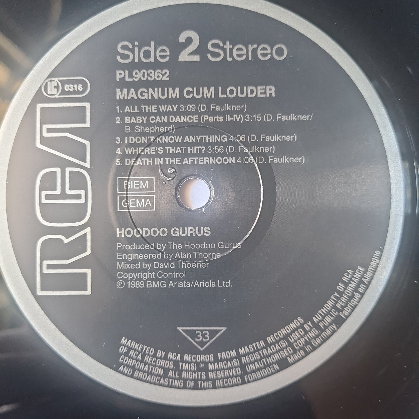 Hoodoo Gurus – Magnum Cum Louder - 1989 - Vinyl Record