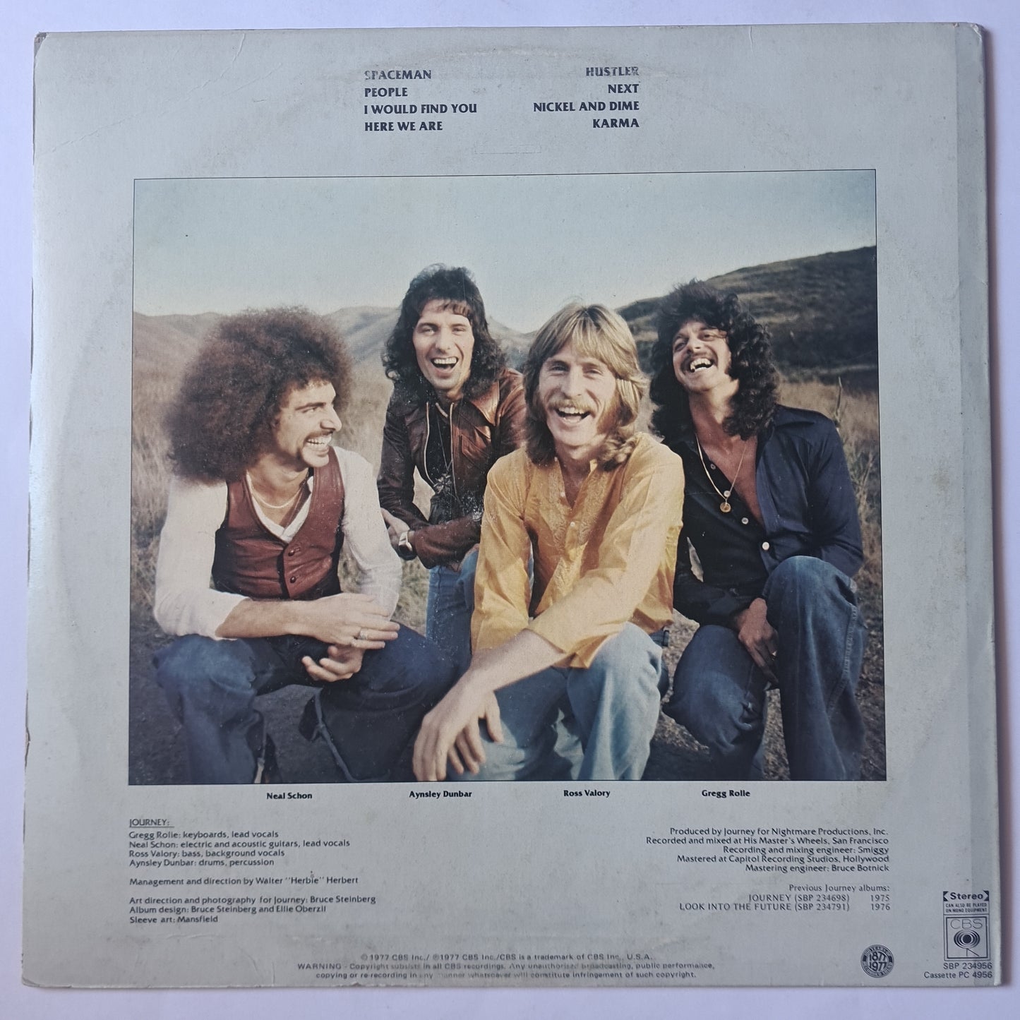 Journey – Next - 1977 - Vinyl Record