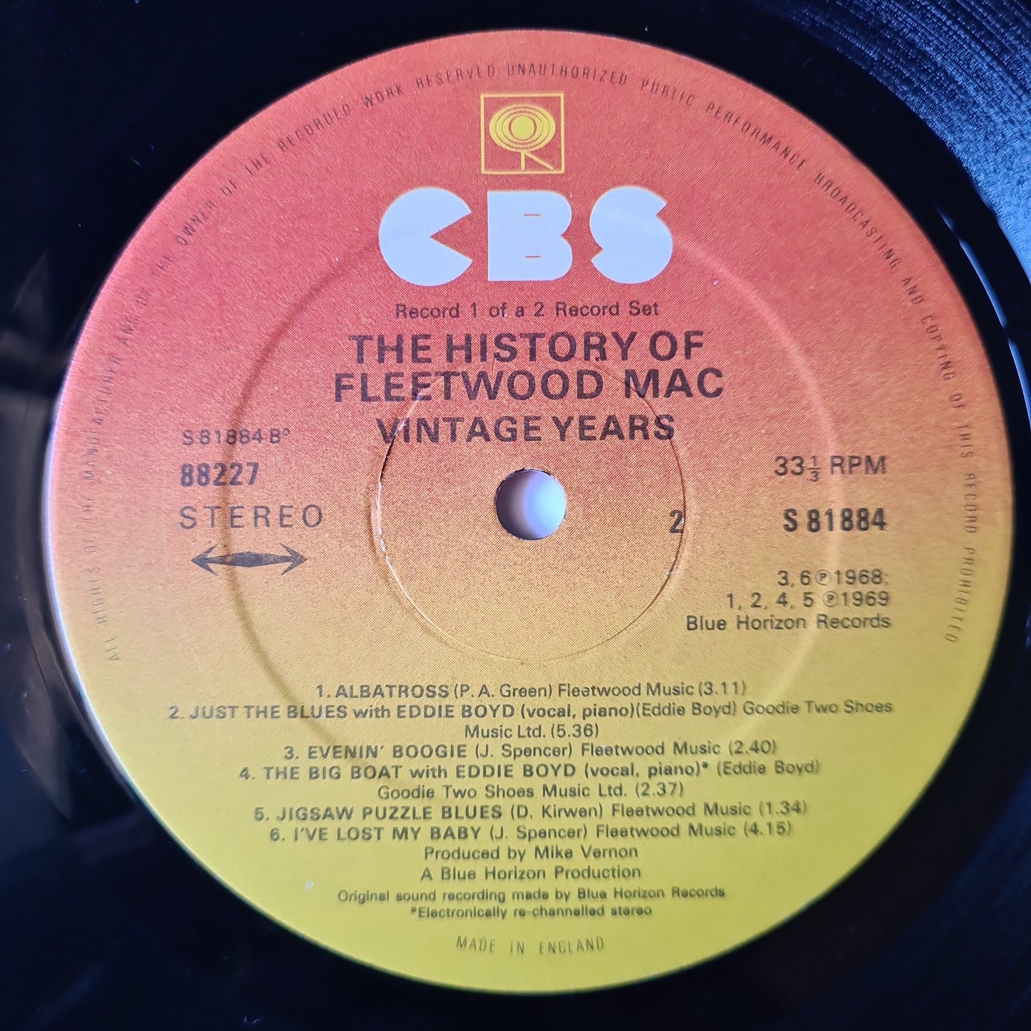Fleetwood Mac – The History of Fleetwood Mac: Vintage Years - 1975 (Gatefold 2LP) - Vinyl Record