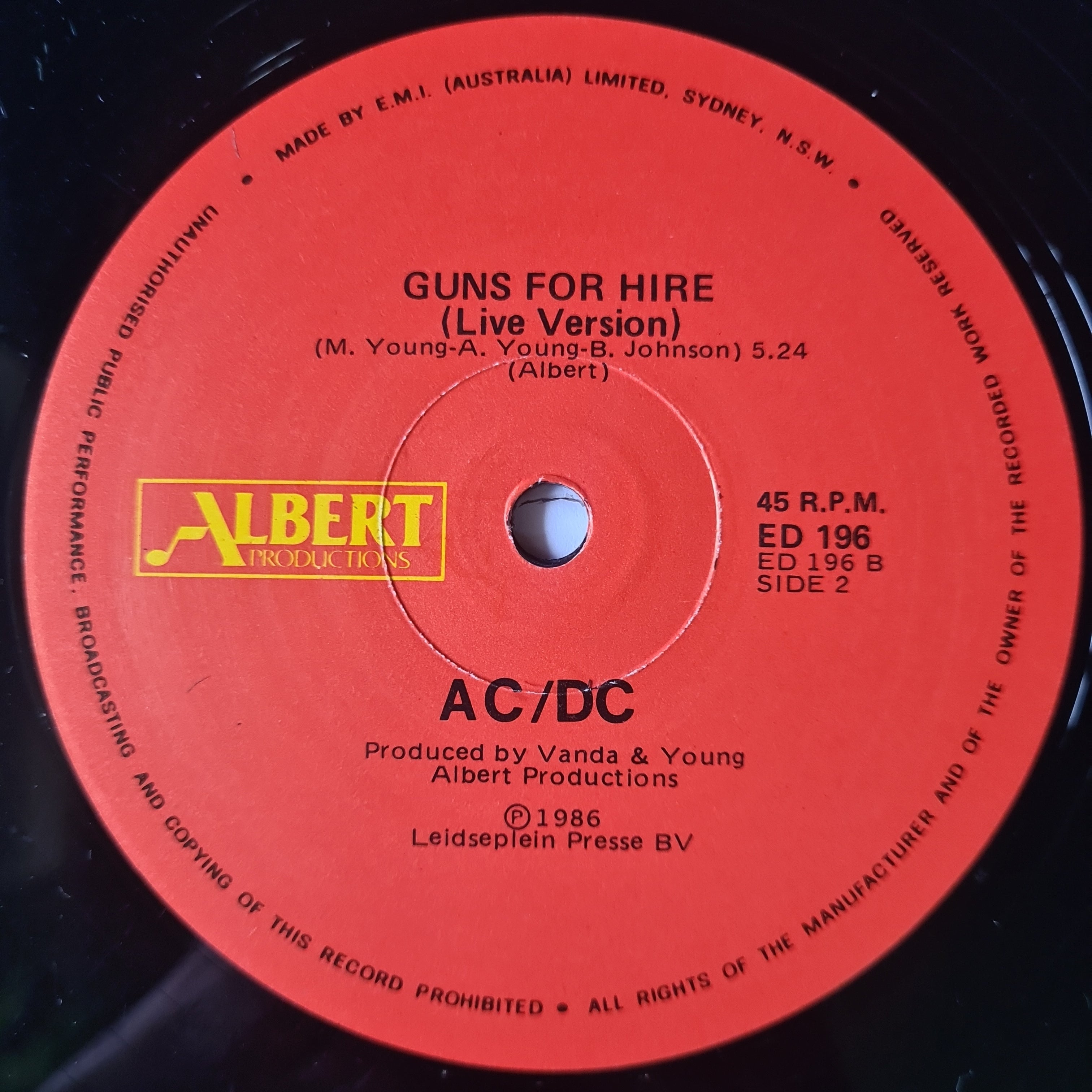 AC DC Who Made Who Special Collectors Mix 12inch Single