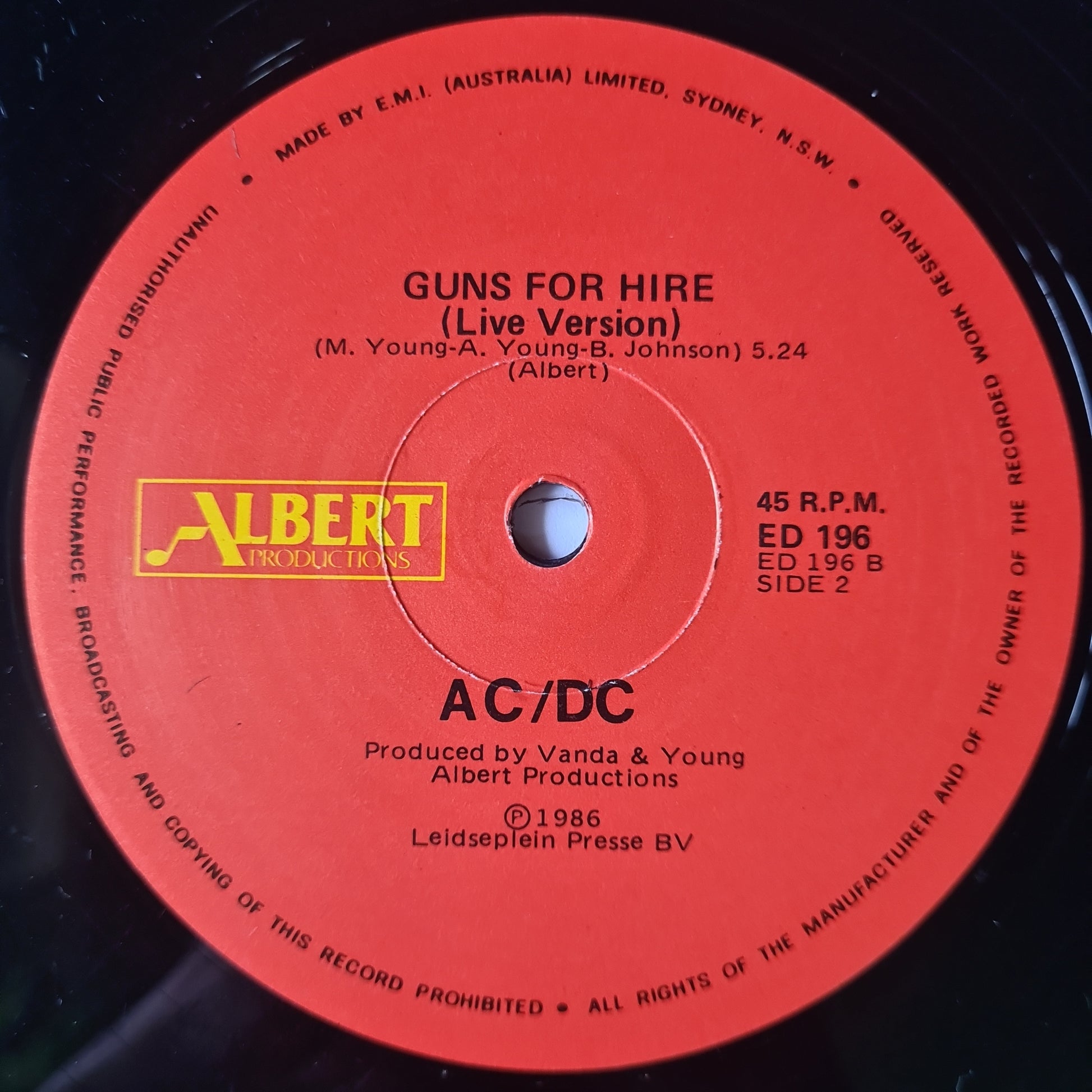 – Who Made Who (Special Collectors Mix: 12inch Single) - 1986 Sound Hound Records
