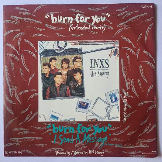 INXS – Burn For You (12inch Maxi Single Extended Version) - 1984 - Vinyl Record