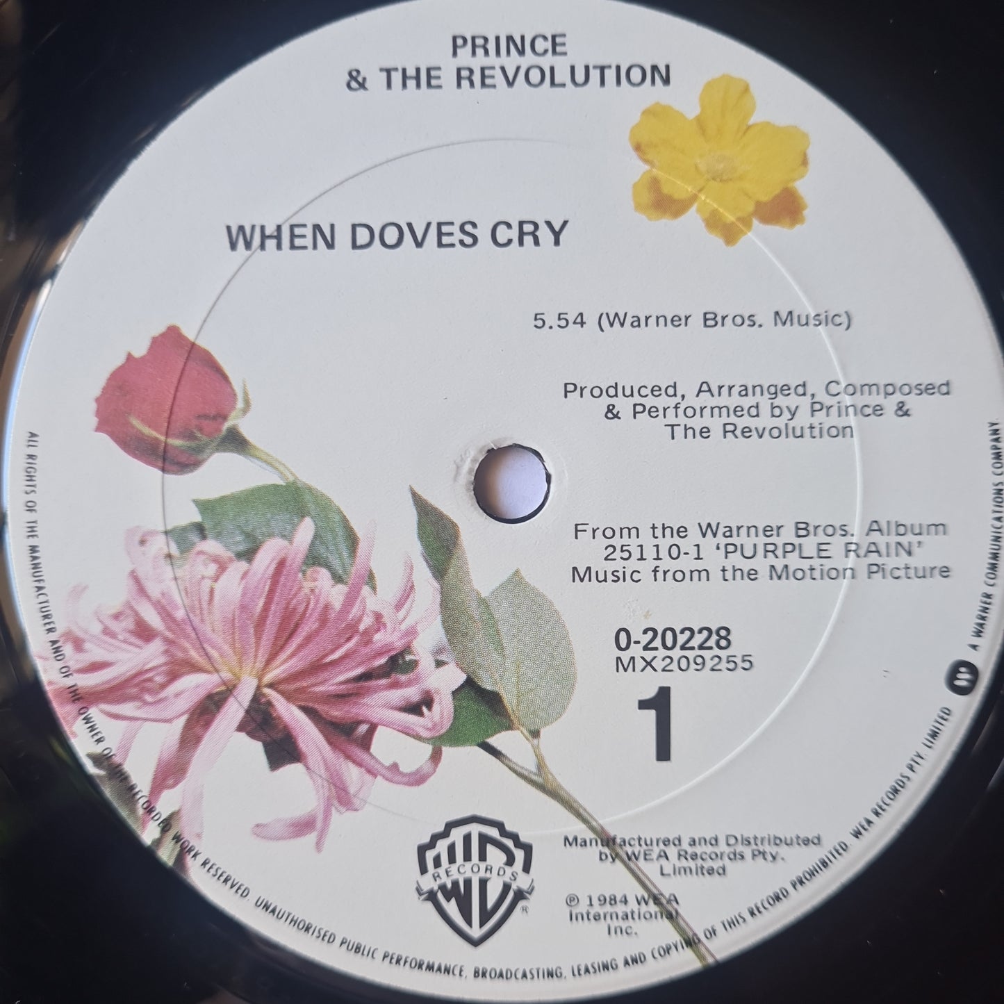 Prince – When Doves Cry (12inch Maxi Single) - 1984