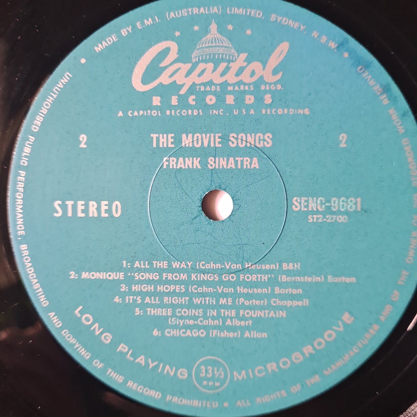 Frank Sinatra – The Movie Songs - Vinyl Record