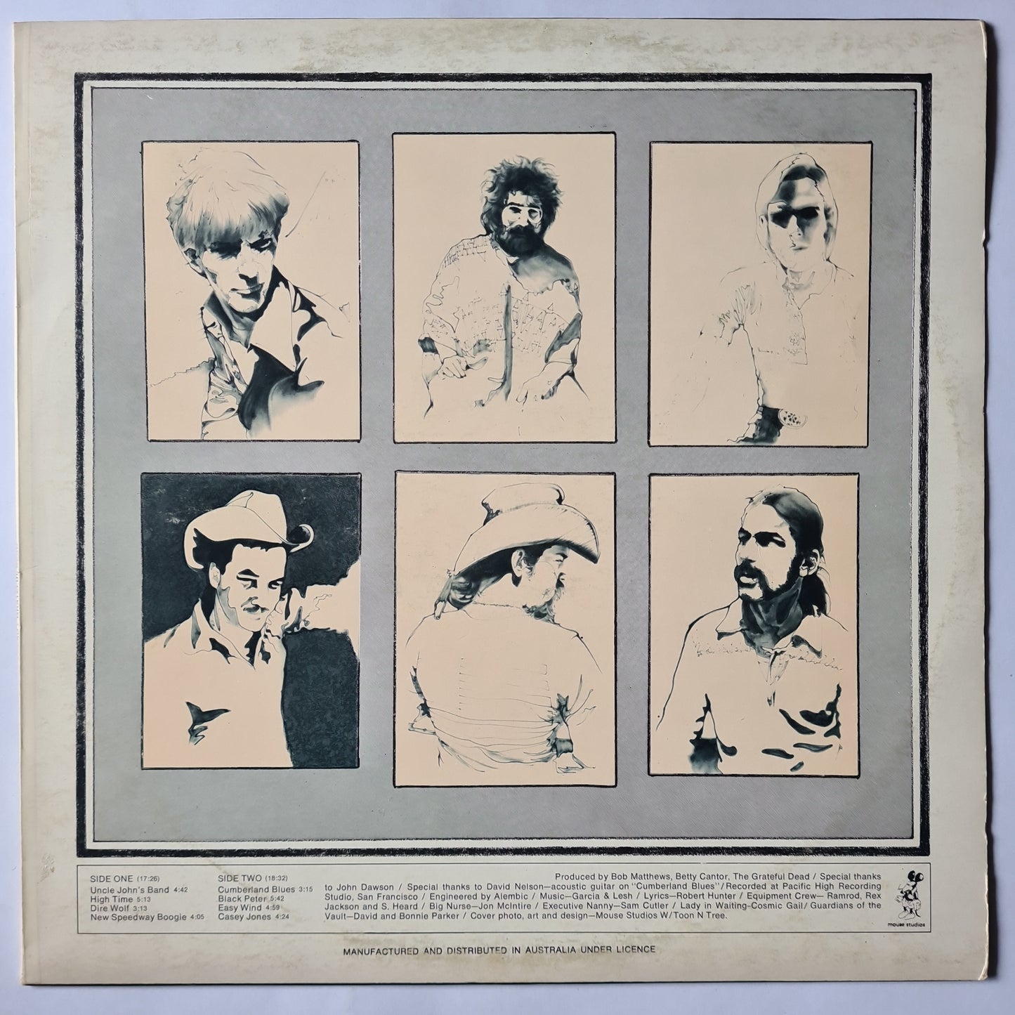 Grateful Dead – Workingman's Dead - 1975 - Vinyl Record
