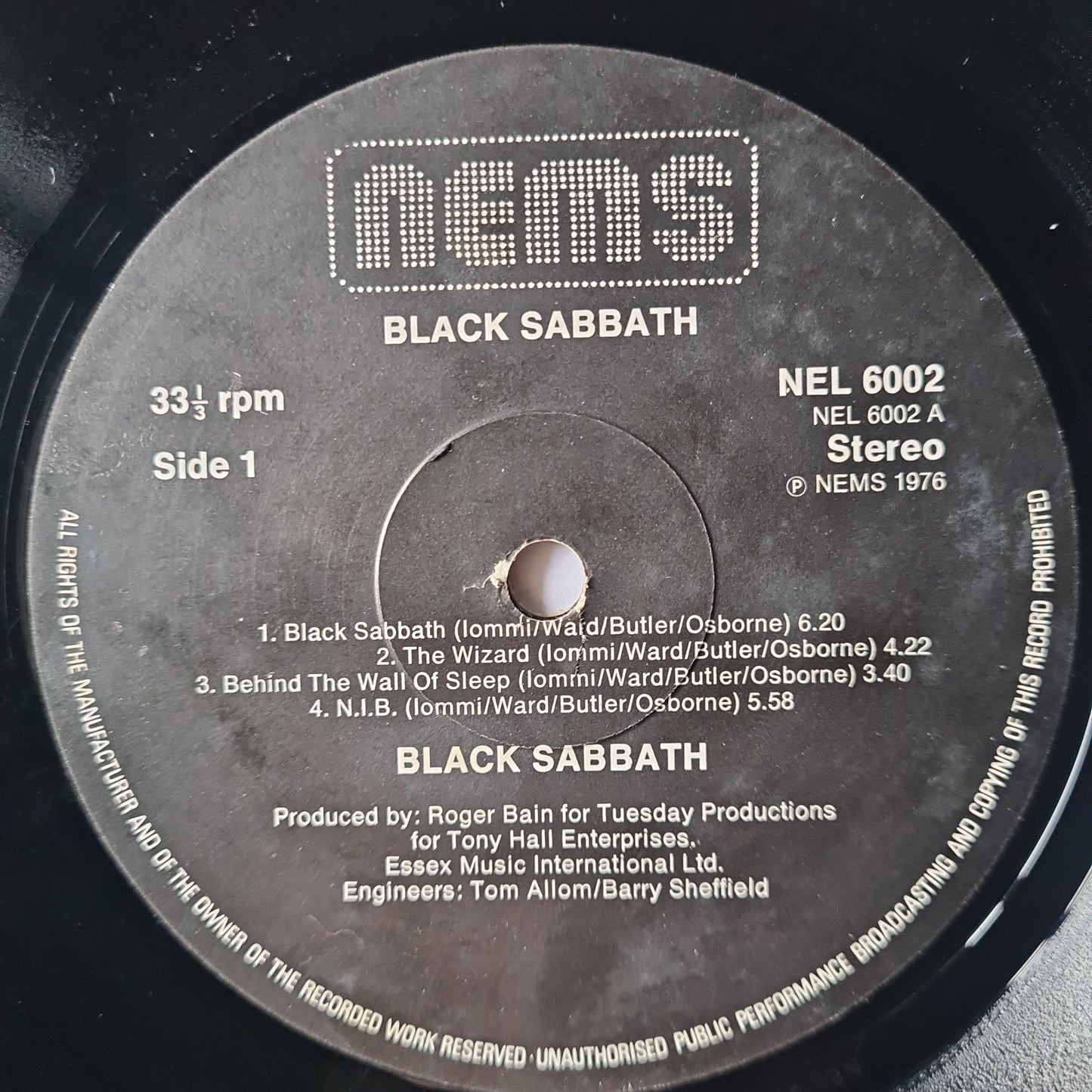 Black Sabbath – Black Sabbath - 1976 Pressing (Gatefold) - Vinyl Record