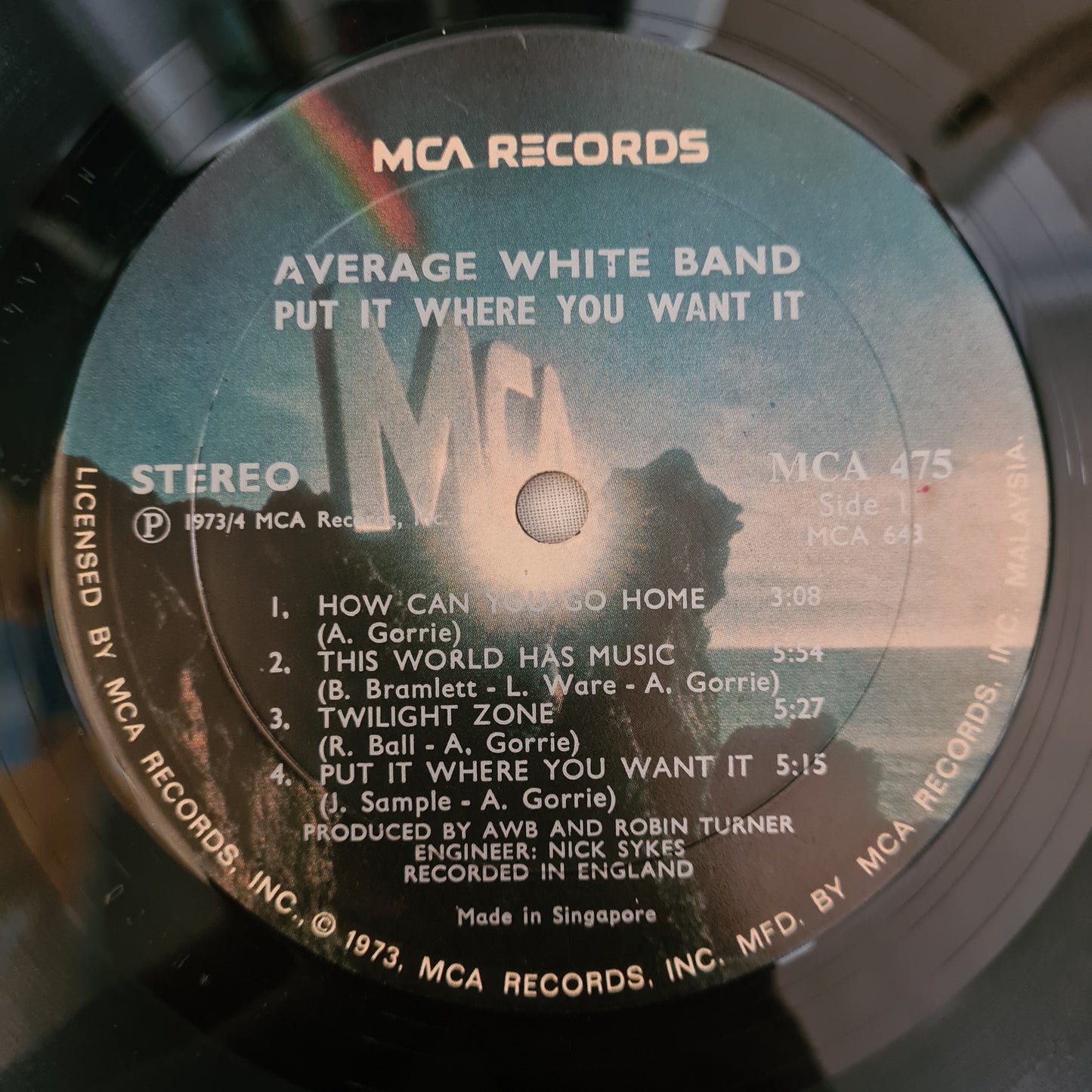 Average White Band – Put It Where You Want It - 1975 - Vinyl Record