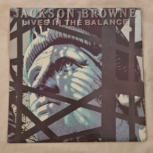 Jackson Browne – Lives In The Balance - 1986 - Vinyl Record